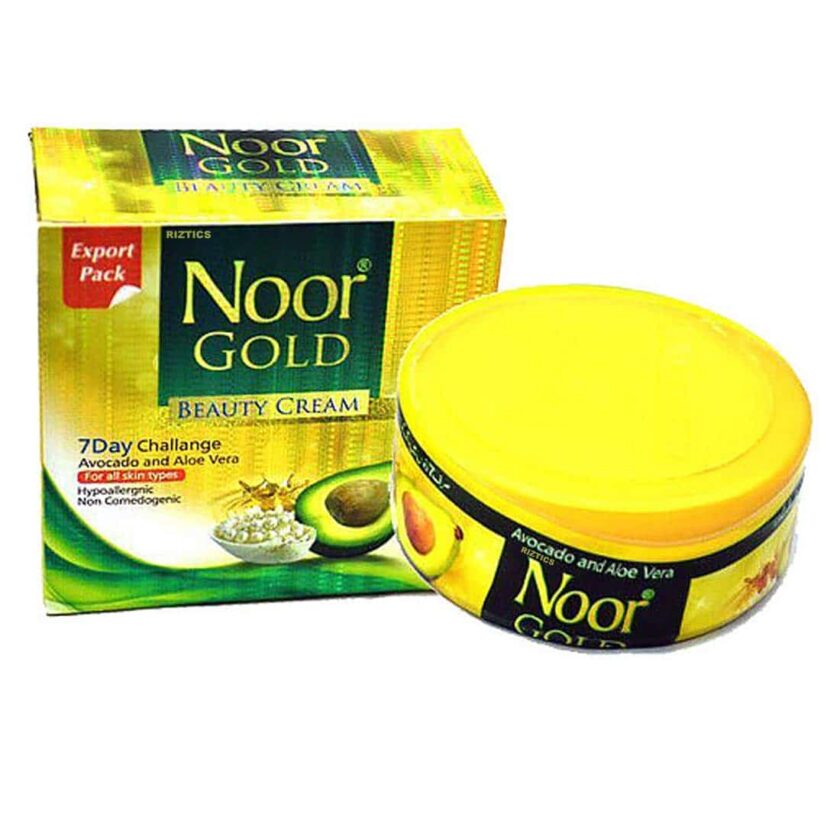 Noor Gold Beauty Cream With Avocado and Aloe Vera 7Day Challenge