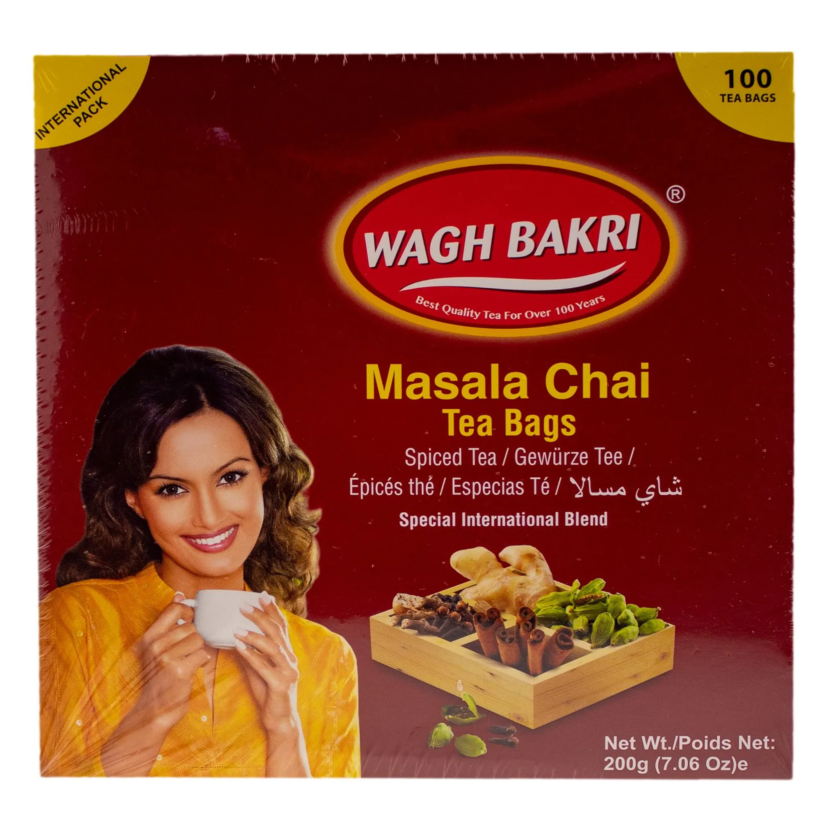 Wagh Bakri - Masala-Tee Blach Tea Caleen 100 Beutel - 200gr