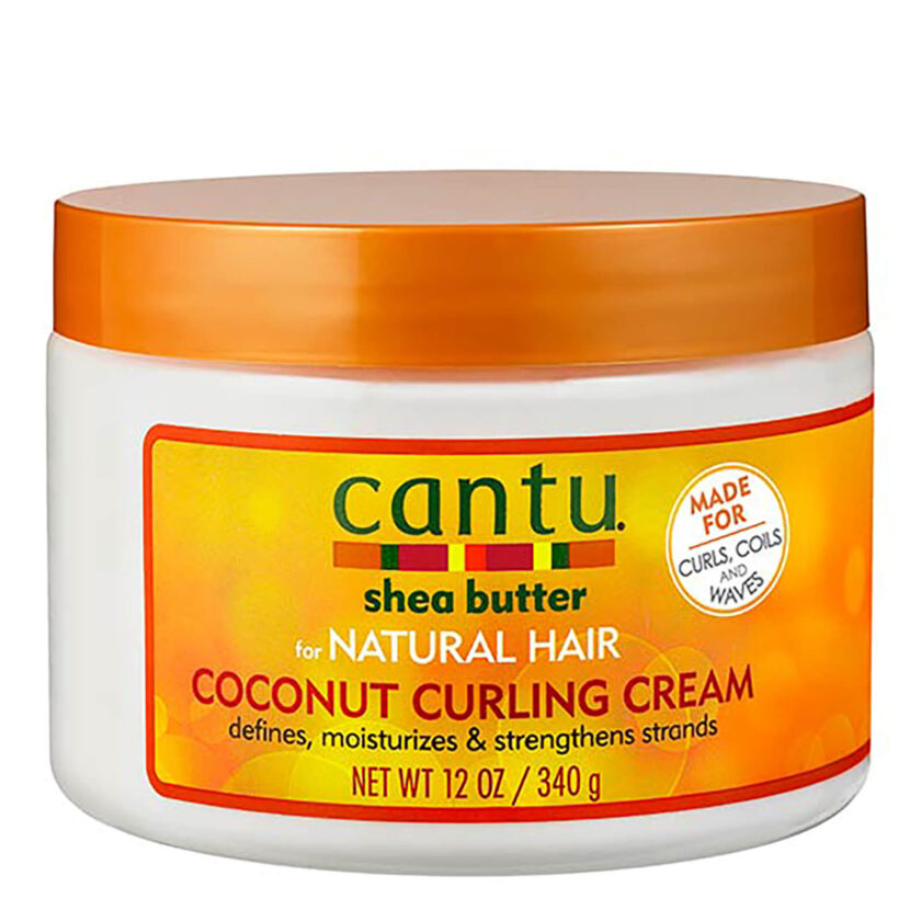 Cantu Shea Butter Coconut Curling Cream for Natural Hair, 340g